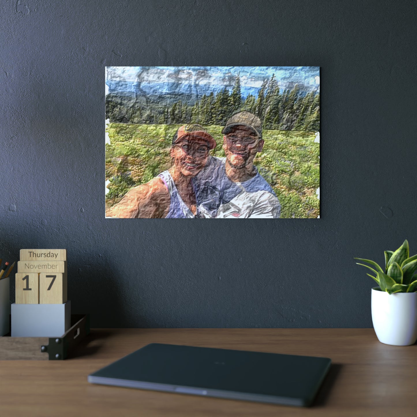 Aluminum Composite Panels ... "The Best Of Friends" ... Original Works ... December 2023 ... Central Idaho, USA.