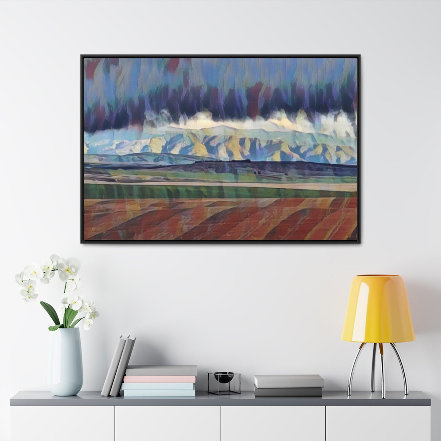 Gallery Canvas Wraps, Horizontal Frame ... On-The-Prairie .. "The Storm Is Brewing" ... Central Idaho: November 2023 ... Original Works ...