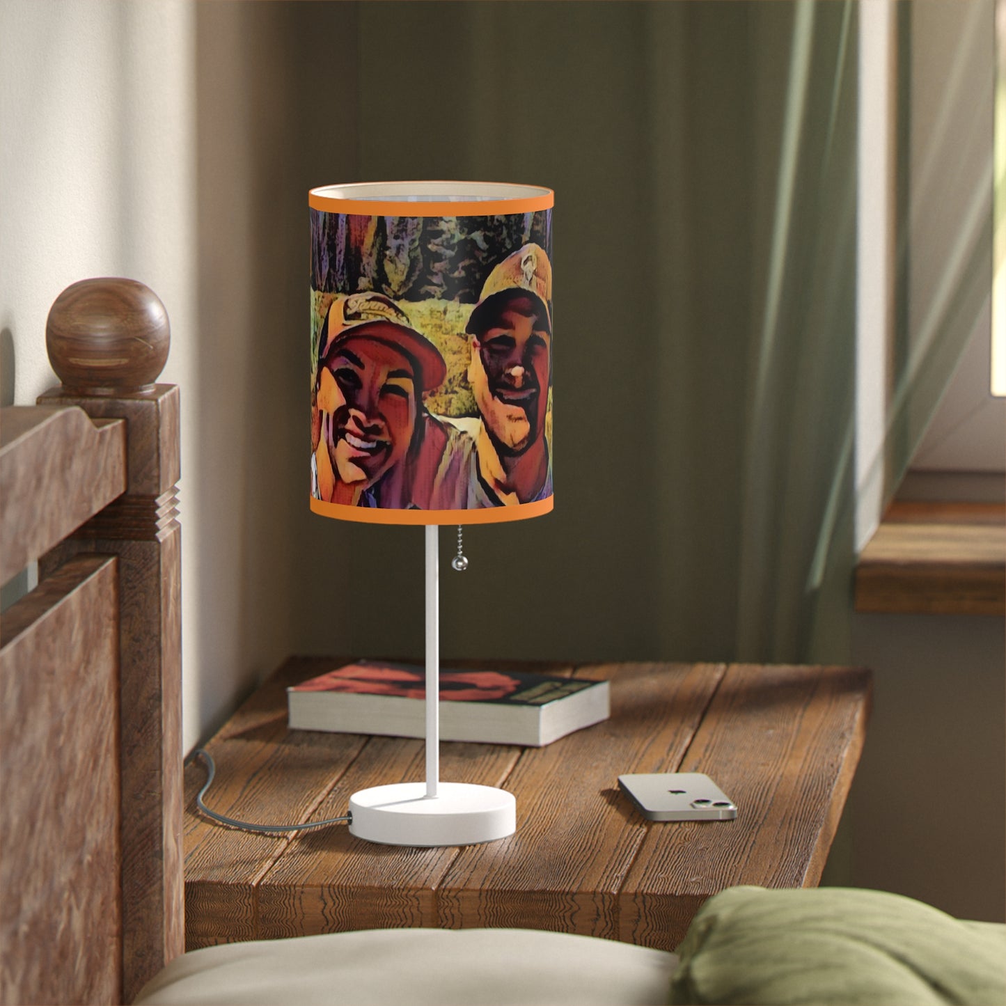 Lamp on a Stand, US|CA plug ... "The Best Of Friends" ... Original Works ... December 2023 ... Central Idaho, USA.