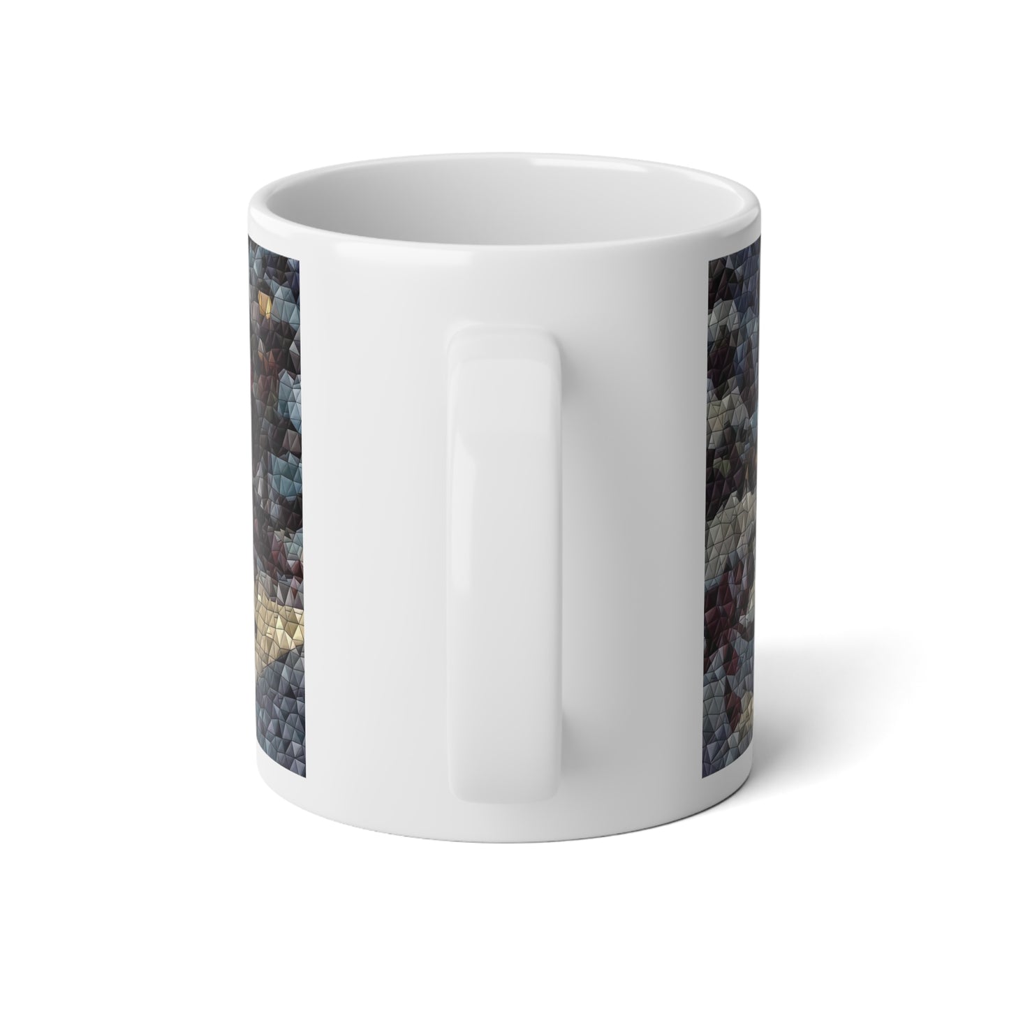 Jumbo Mug, 20oz ... Mickey_N_Minnie Mouse & Pluto ... "A Winter Sleigh Ride" ... Original Works. Winter 2023 ...