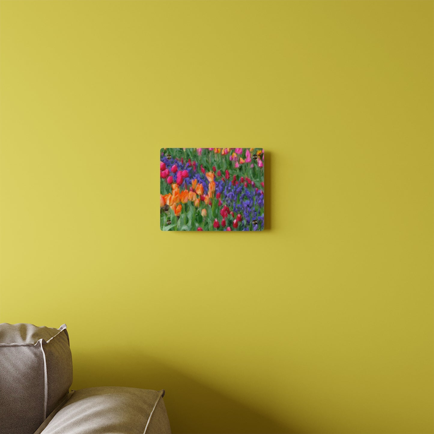 Acrylic Wall Art Panels ... Skagit Valley Tulips ... Skagit Valley, Washington ... Family Archives ... Original Works ... Circa 1980's ...