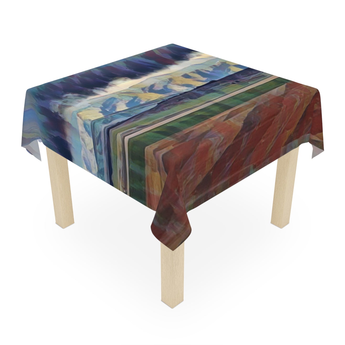 Tablecloth ...  On-The-Prairie .. "The Storm Is Brewing" ... Central Idaho: November 2023 ... Original Works ...
