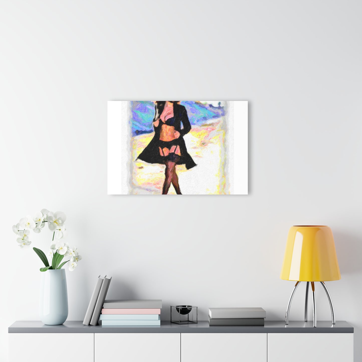 Acrylic Prints (French Cleat Hanging) ... The Low Spark of High_HEELED_Boys ... 'Garterbelt & Bra Inclusive!' ... Original Works ...