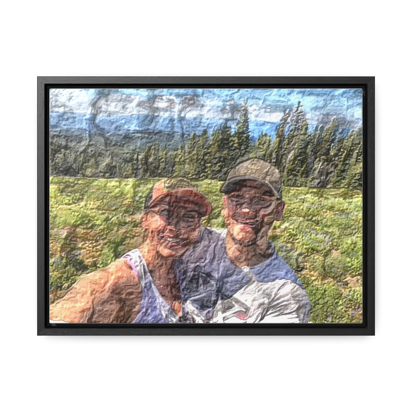Gallery Canvas Wraps, Horizontal Frame ... "The Best Of Friends" ... Original Works ... December 2023 ... Central Idaho, USA.