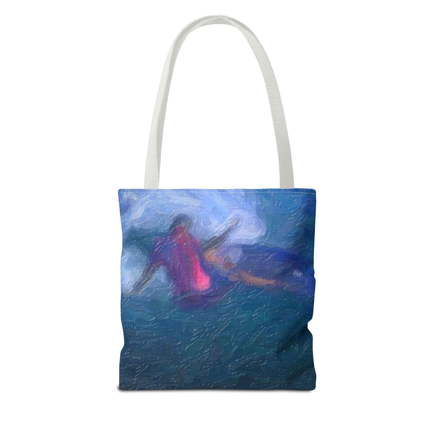 Tote Bag (AOP) ... Paris_2024_Surfing Competition-Tahiti_French-Polynesia .... 'Gabriel Medina World Campion Drops-In' ... Original Works ...