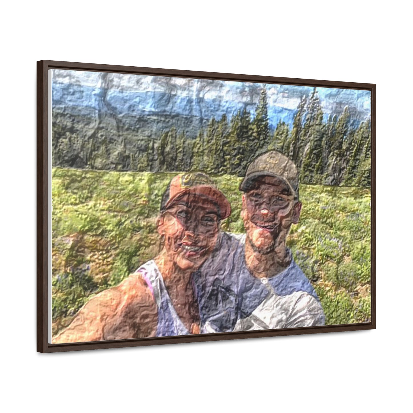 Gallery Canvas Wraps, Horizontal Frame ... "The Best Of Friends" ... Original Works ... December 2023 ... Central Idaho, USA.