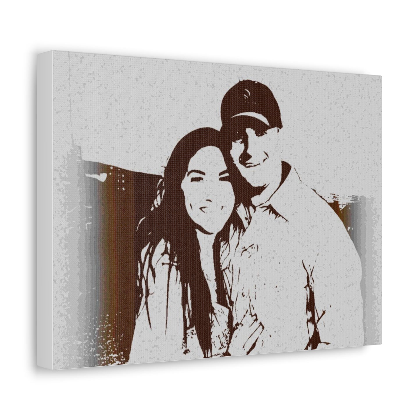 Satin Canvas, Stretched ... "The Best Of Friends" ... Original Works ... December 2023 ... Central Idaho, USA.