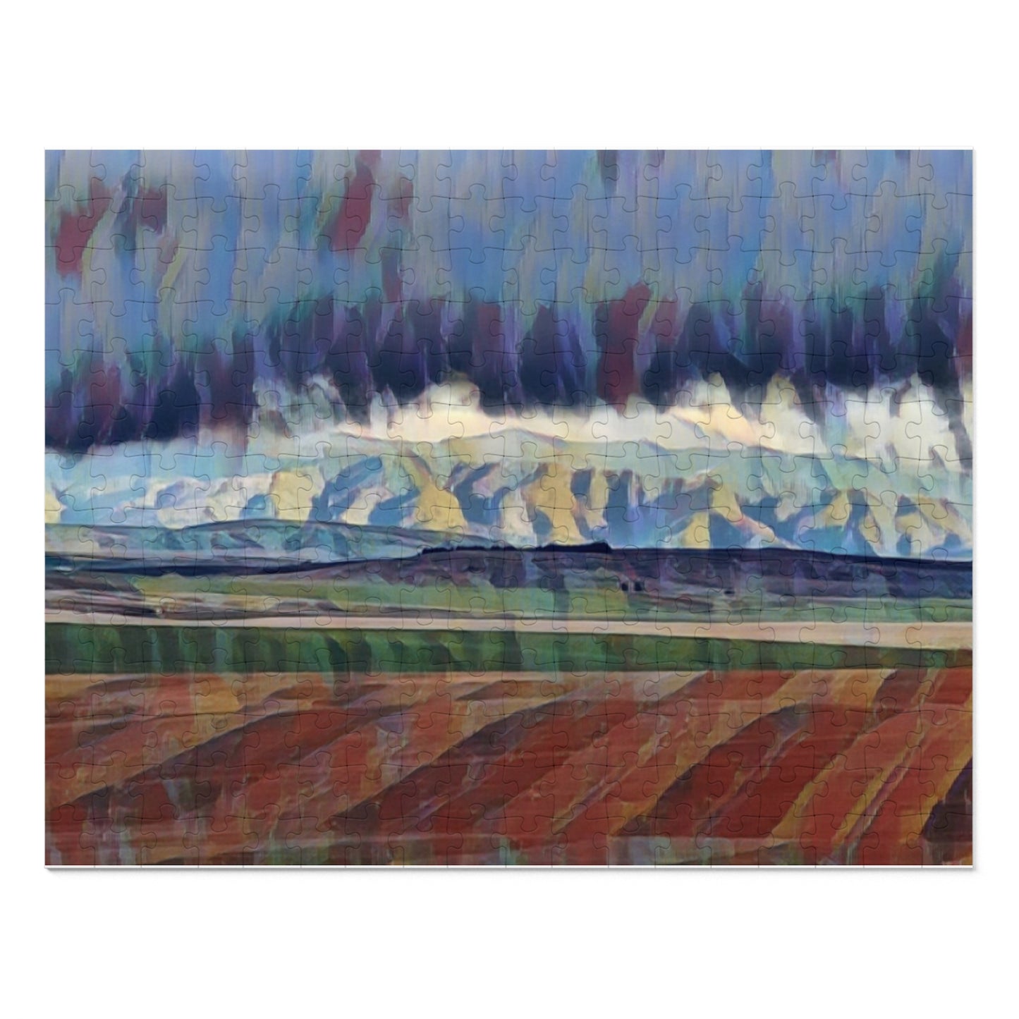 Jigsaw Puzzle (30, 110, 252, 500,1000-Piece) ... On-The-Prairie .. "The Storm Is Brewing" ... Central Idaho: November 2023 ... Original Works ...