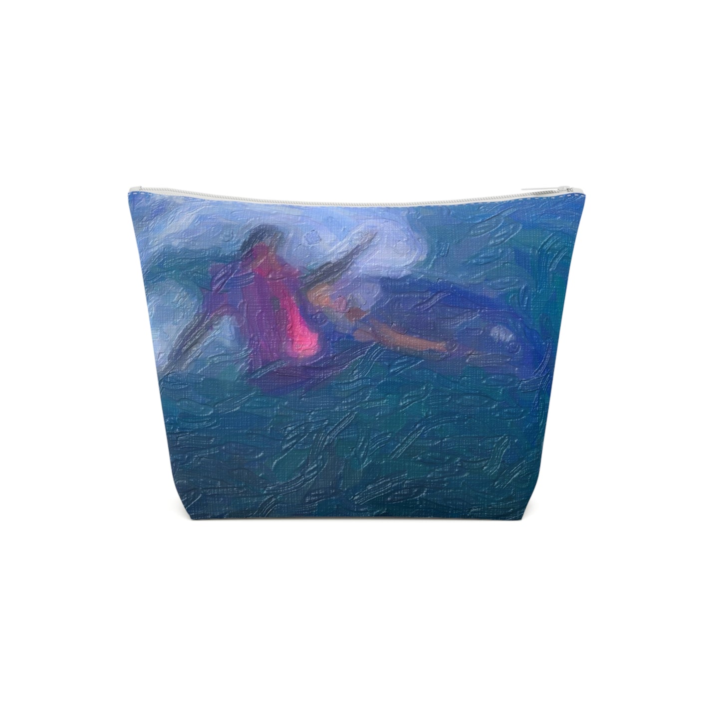 Cotton Cosmetic Bag  ... Paris_2024_Surfing Competition-Tahiti_French-Polynesia .... 'Gabriel Medina World Campion Drops-In' ... Original Works ...