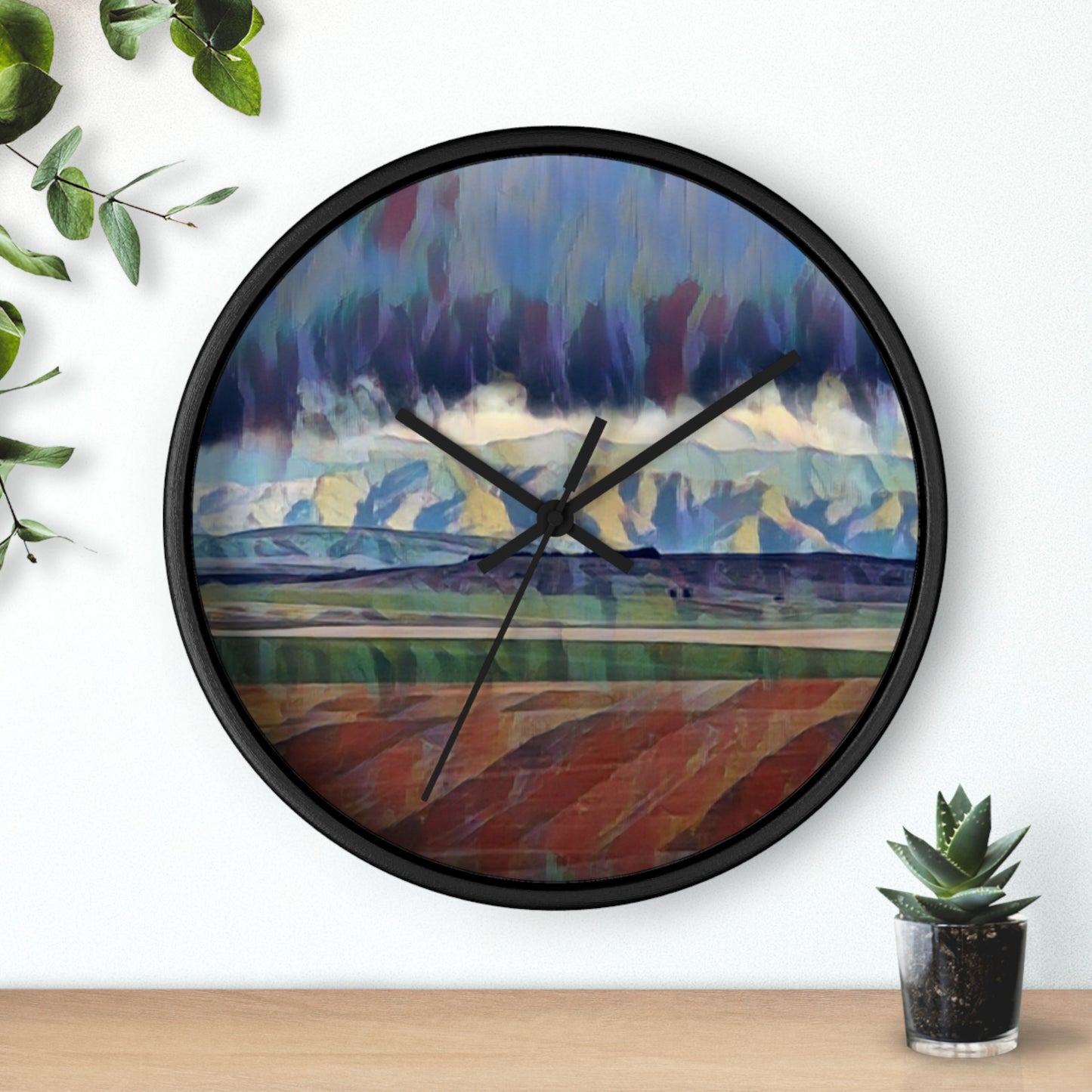 Wall Clock ... On-The-Prairie .. "The Storm Is Brewing" ... Central Idaho: November 2023 ... Original Works ...