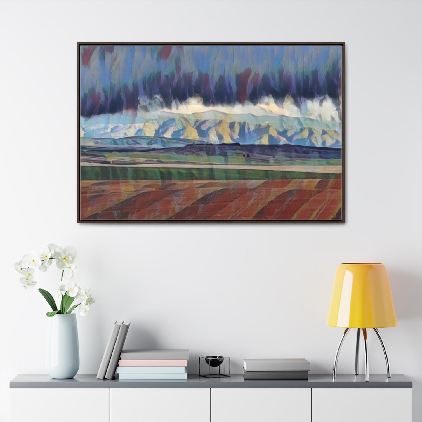 Gallery Canvas Wraps, Horizontal Frame ... On-The-Prairie .. "The Storm Is Brewing" ... Central Idaho: November 2023 ... Original Works ...