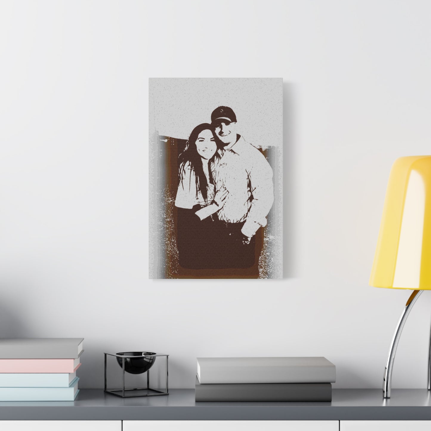 Matte Canvas, Stretched, 1.25" ... "The Best Of Friends" ... Original Works ... December 2023 ... Central Idaho, USA.