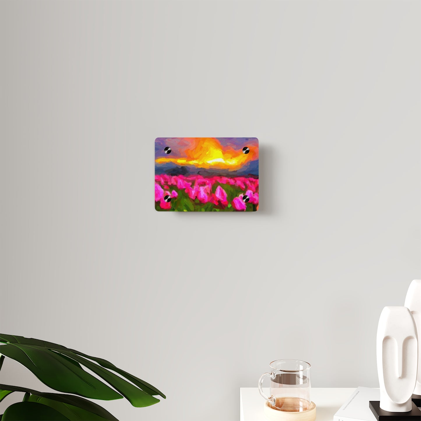 Acrylic Wall Art Panels ... Skagit Valley Tulips ... Skagit Valley, Washington ... Family Archives ... Original Works ... Circa 1980's ...