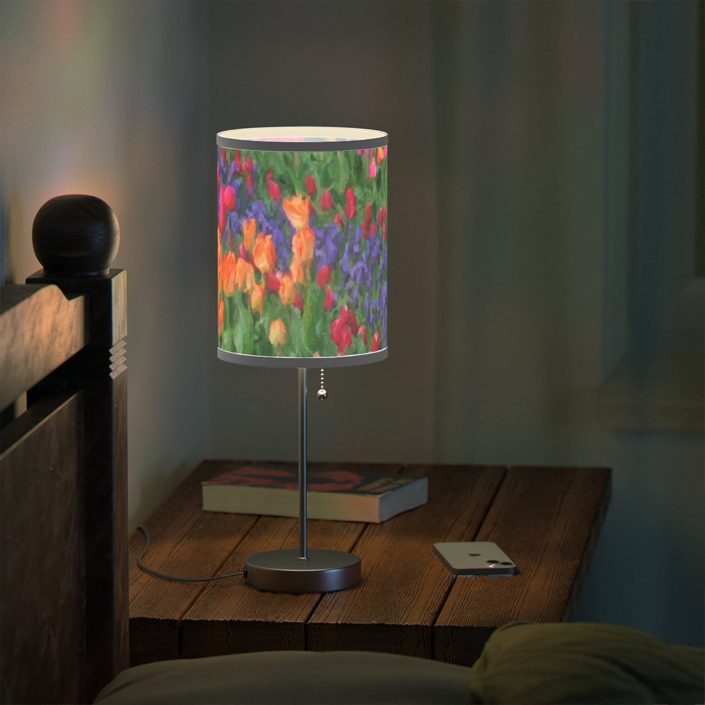 Lamp on a Stand, US|CA plug ... Skagit Valley Tulips ... Skagit Valley, Washington ... Family Archives ... Original Works ... Circa 1980's ...