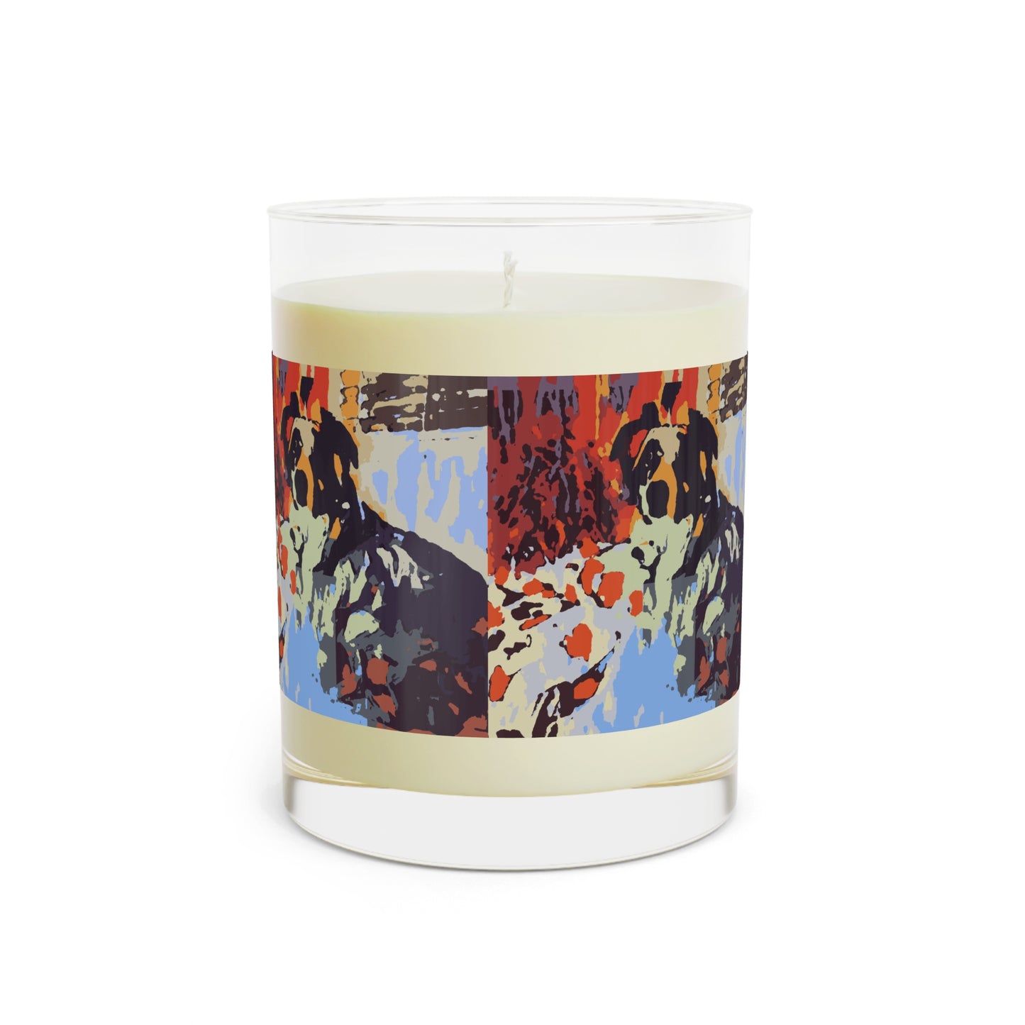 Scented Candle - Full Glass, 11oz ... Ozzy-Hippensteel ... "Don't Cry Now ... Dry-Your-Eyes ... On-The-Wind". Original Works. May 2023.