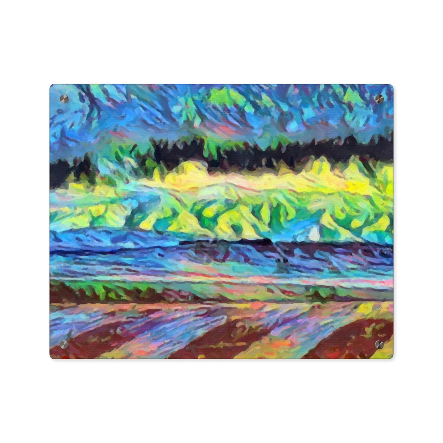 Acrylic Wall Art Panels ... On-The-Prairie .. "The Storm Is Brewing" ... Central Idaho: November 2023 ... Original Works ...