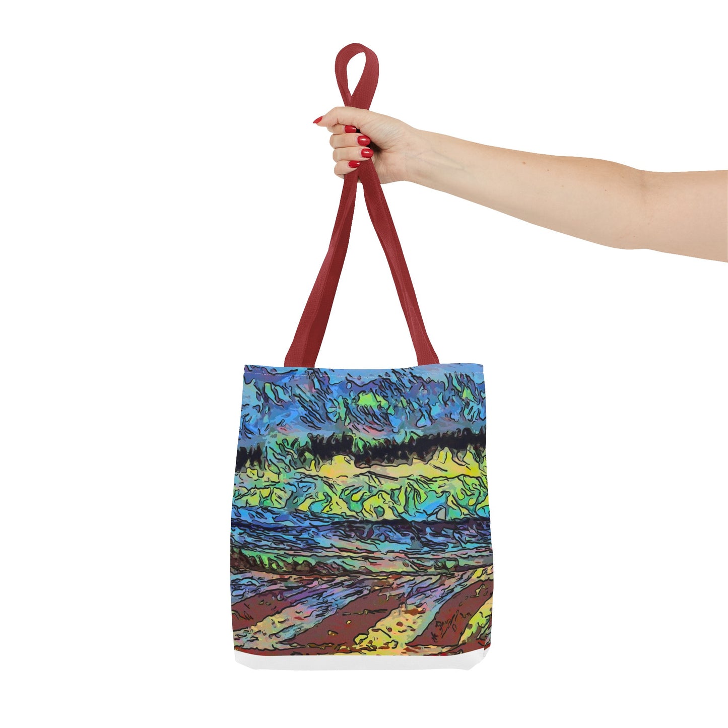 Tote Bag (AOP) ... On-The-Prairie .. "The Storm Is Brewing" ... Central Idaho: November 2023 ... Original Works ...