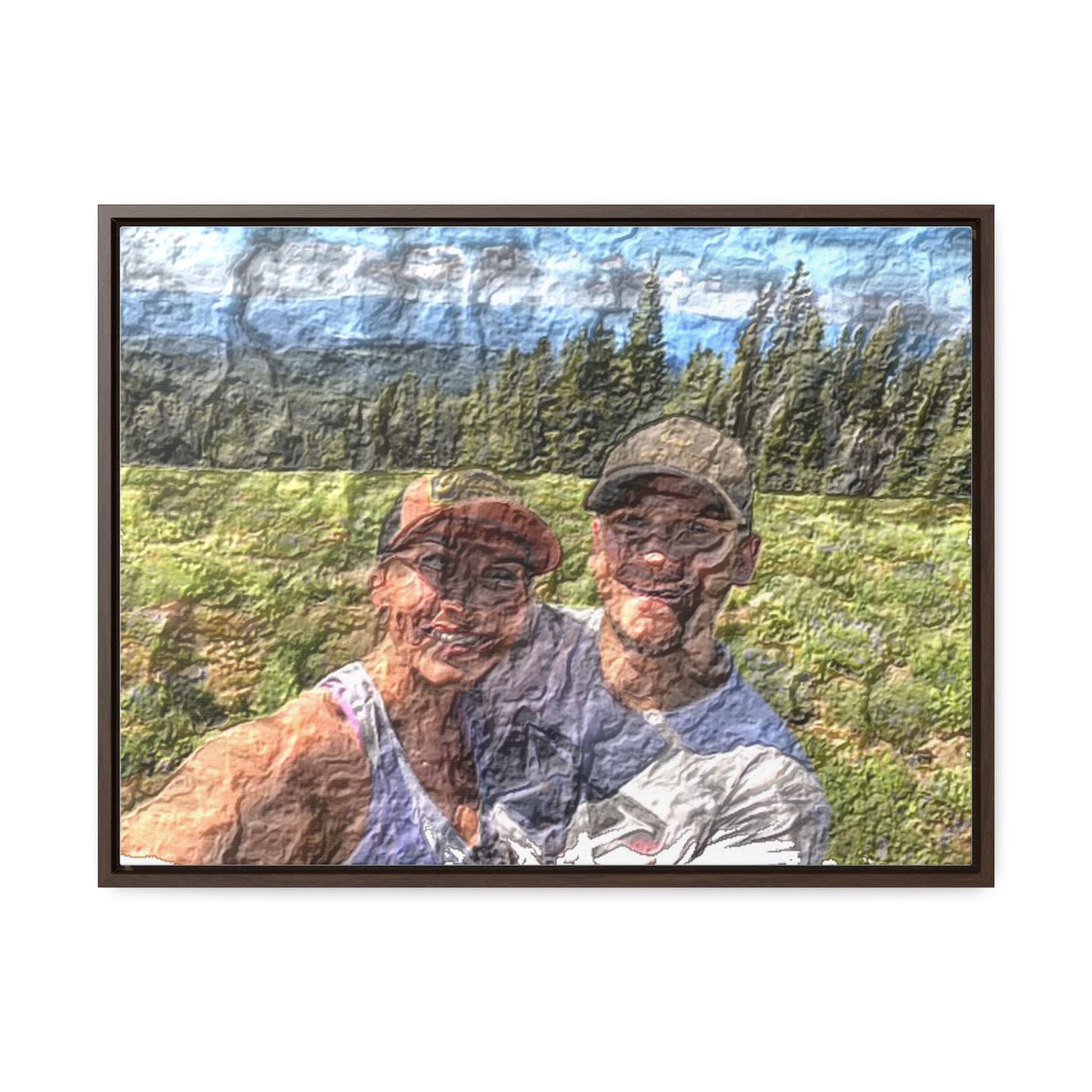 Gallery Canvas Wraps, Horizontal Frame ... "The Best Of Friends" ... Original Works ... December 2023 ... Central Idaho, USA.