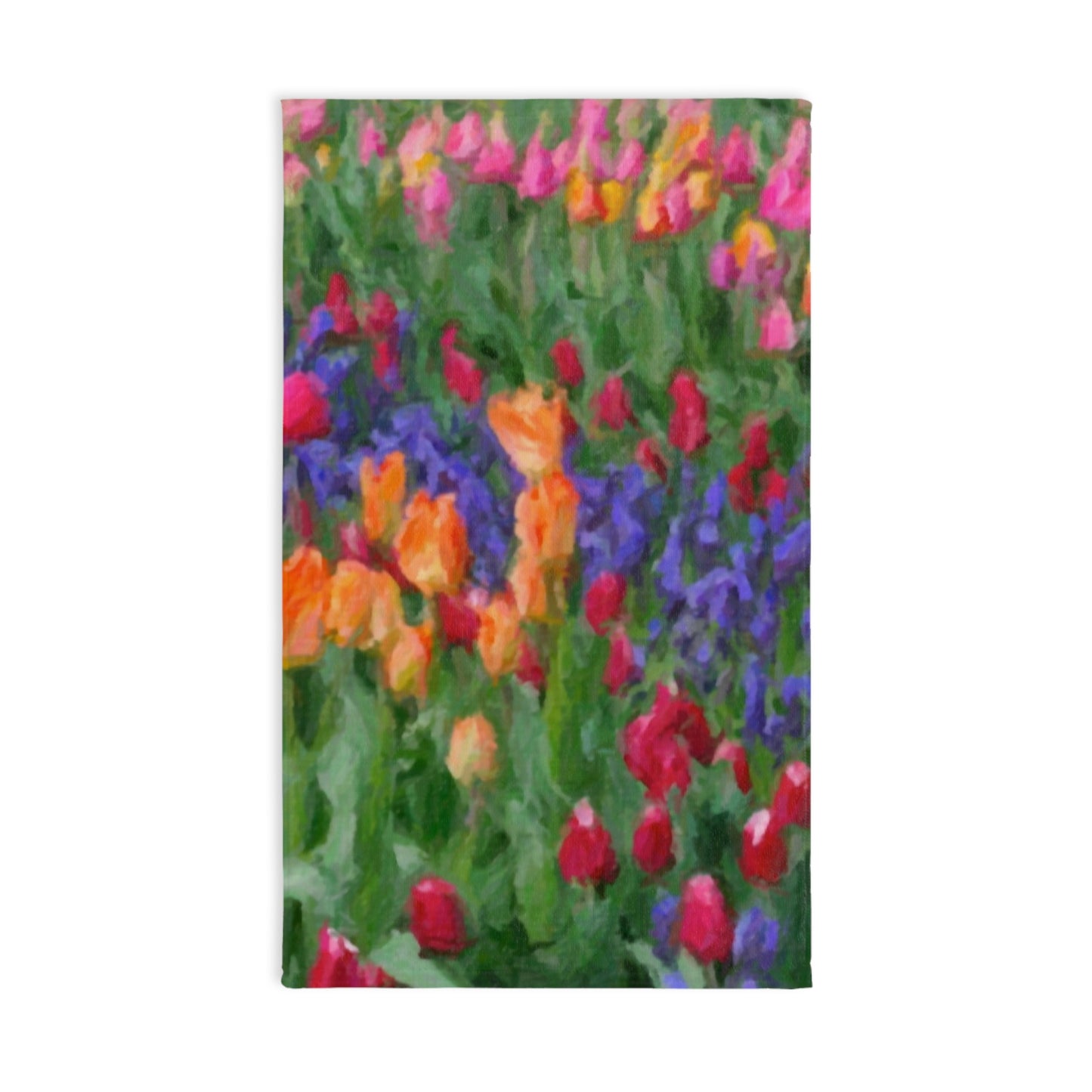 Hand Towel ... Skagit Valley Tulips ... Skagit Valley, Washington ... Family Archives ... Original Works ... Circa 1980's ...
