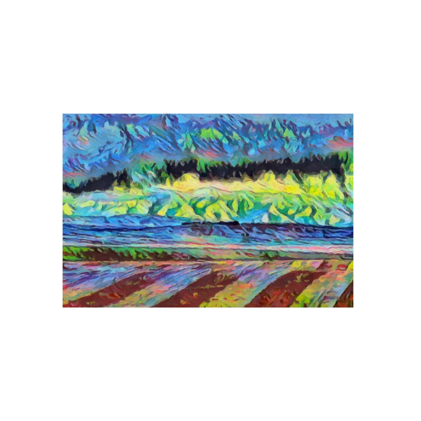 Aluminum Composite Panels ... On-The-Prairie .. "The Storm Is Brewing" ... Central Idaho: November 2023 ... Original Works ...