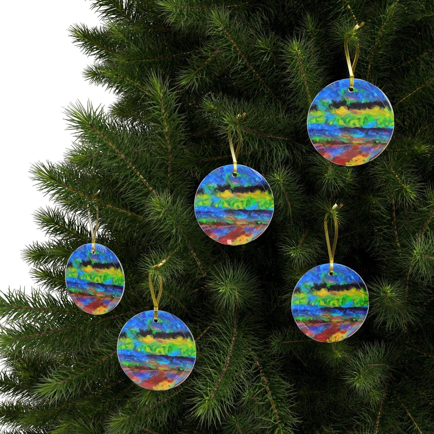 Glass Ornaments ... On-The-Prairie .. "The Storm Is Brewing" ... Central Idaho: November 2023 ... Original Works  ...