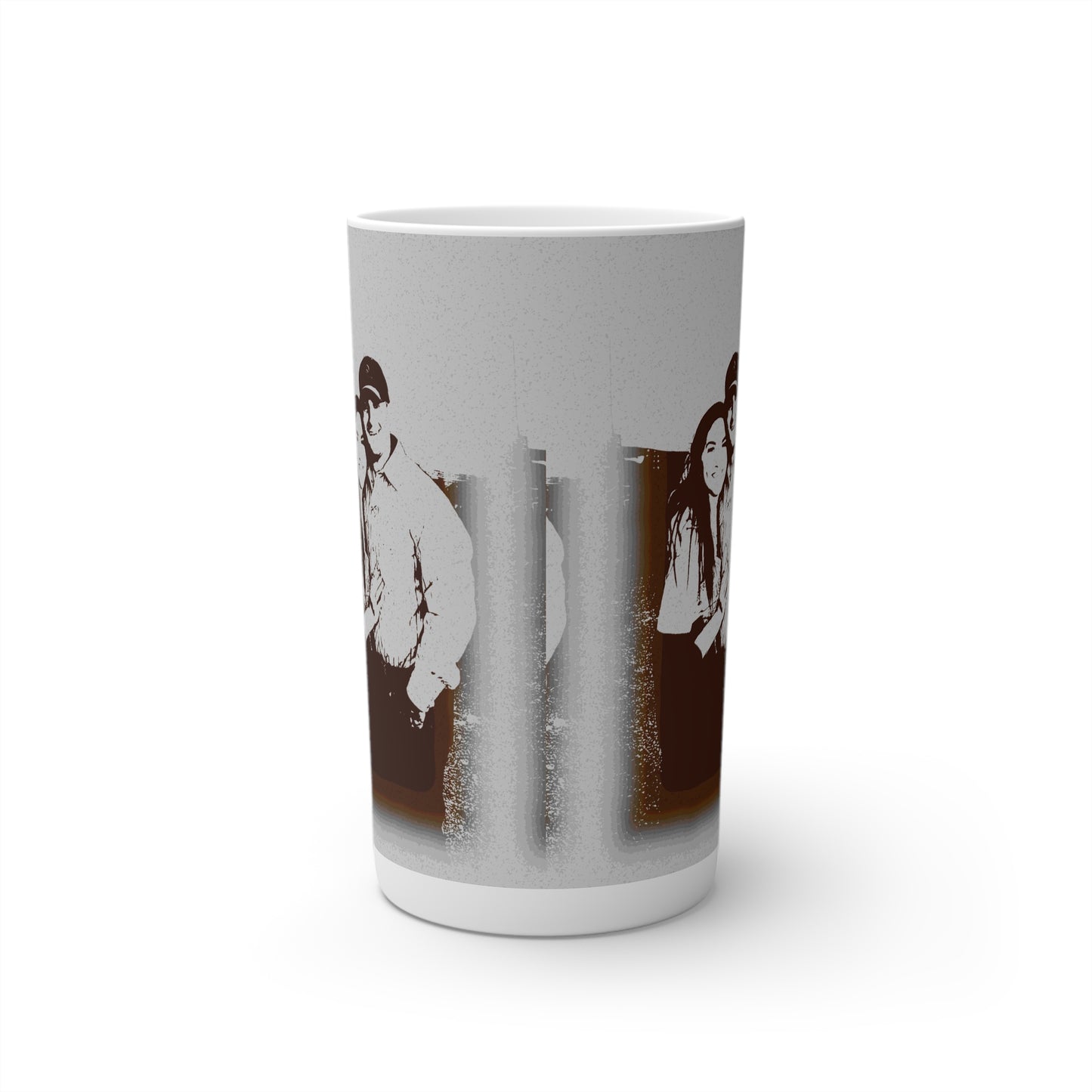 Conical Coffee Mugs (3oz, 8oz, 12oz) ... "The Best Of Friends" ... Original Works ... December 2023 ... Central Idaho, USA.