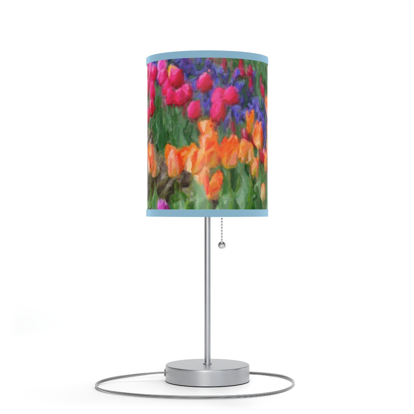 Lamp on a Stand, US|CA plug ... Skagit Valley Tulips ... Skagit Valley, Washington ... Family Archives ... Original Works ... Circa 1980's ...