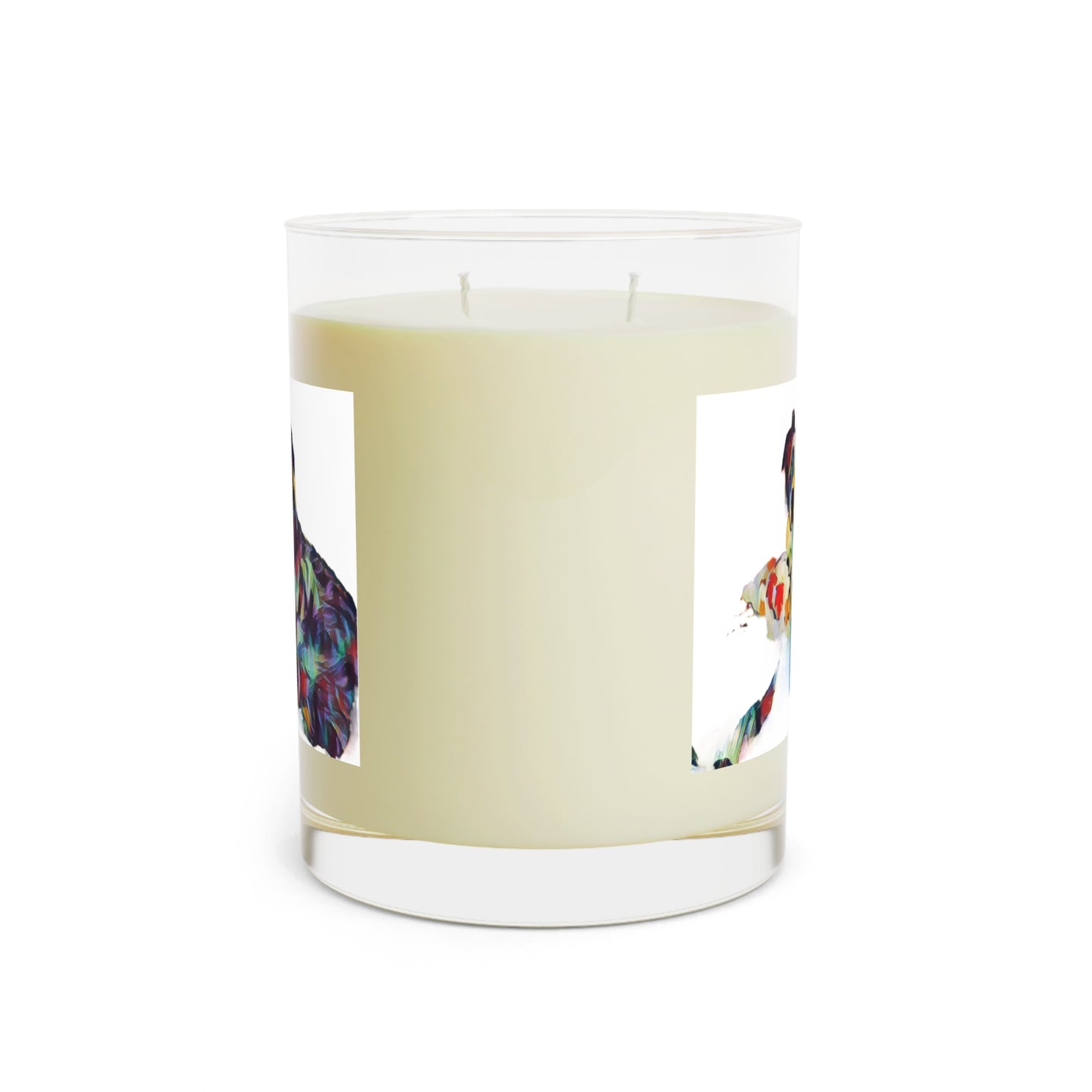 Scented Candle - Full Glass, 11oz ... Ozzy-Hippensteel ... "Don't Cry Now ... Dry-Your-Eyes ... On-The-Wind". Original Works. May 2023.