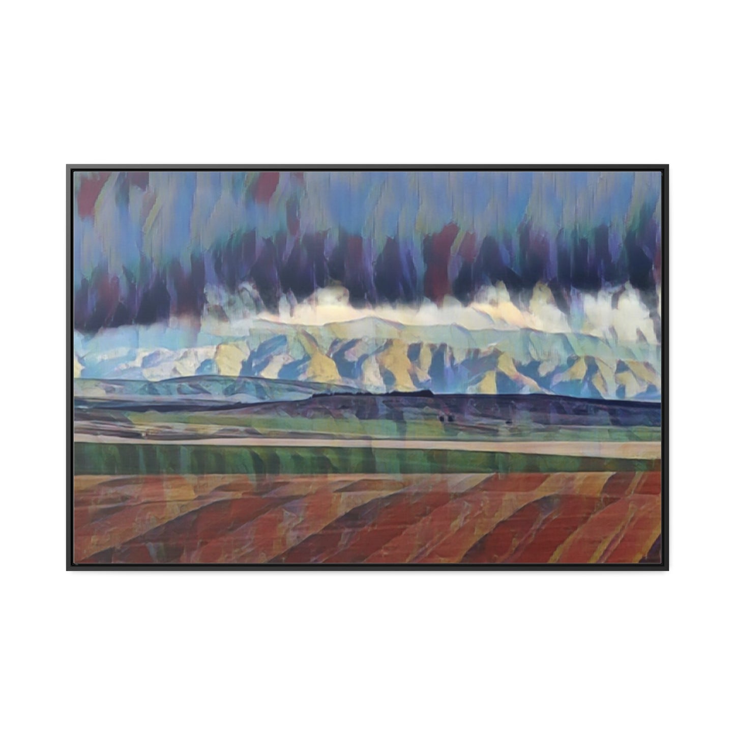 Gallery Canvas Wraps, Horizontal Frame ... On-The-Prairie .. "The Storm Is Brewing" ... Central Idaho: November 2023 ... Original Works ...