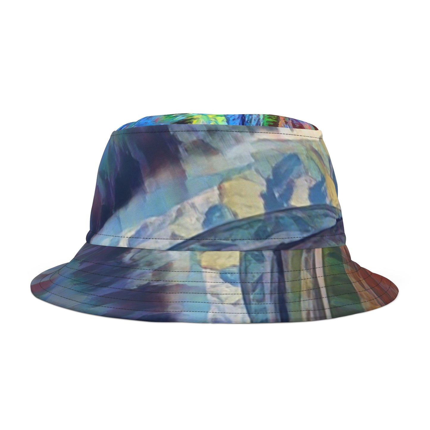 Bucket Hat (AOP) ...  On-The-Prairie .. "The Storm Is Brewing" ... Central Idaho: November 2023 ... Original Works ...