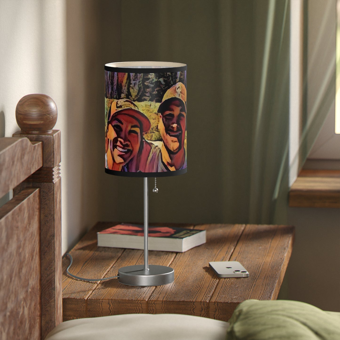 Lamp on a Stand, US|CA plug ... "The Best Of Friends" ... Original Works ... December 2023 ... Central Idaho, USA.