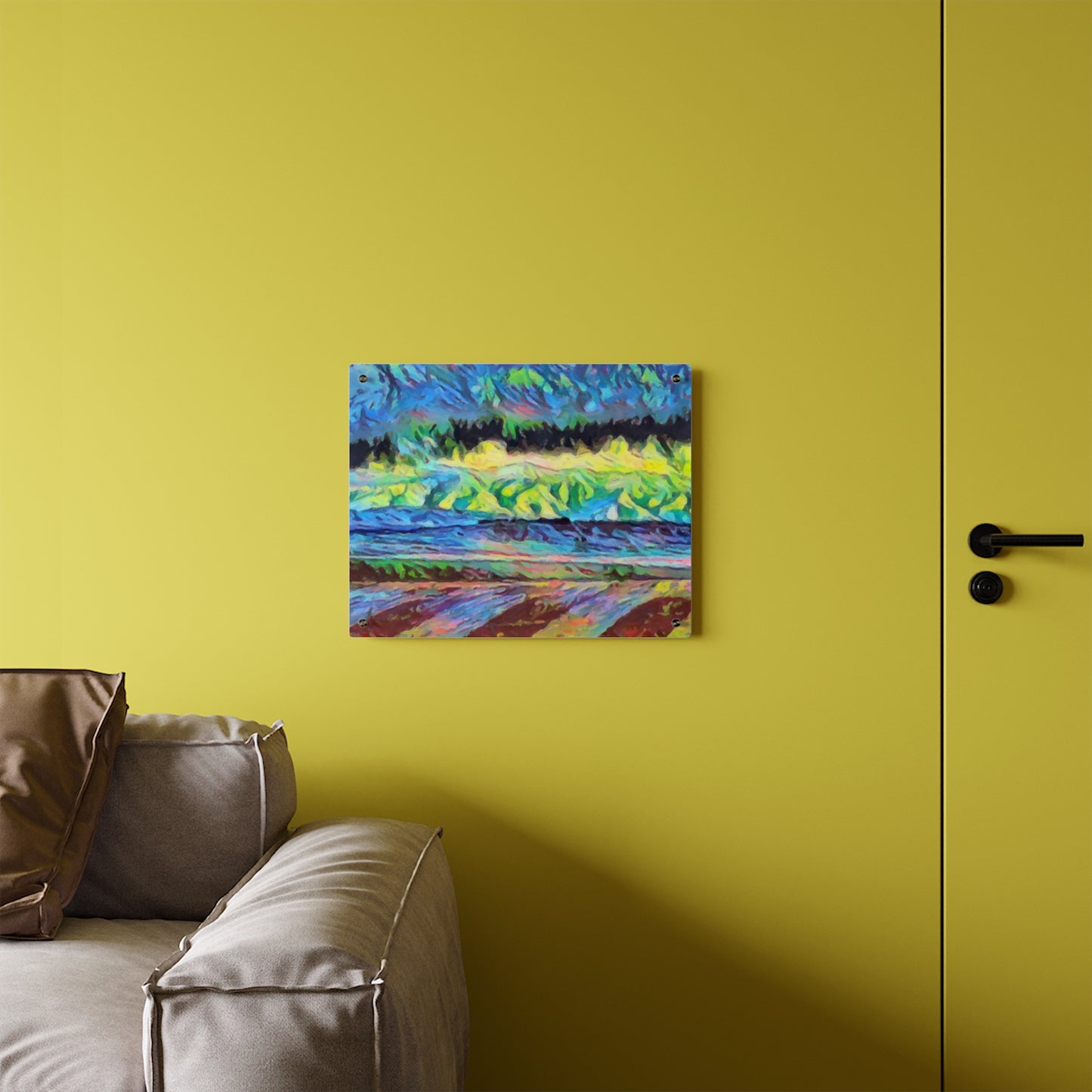 Acrylic Wall Art Panels ... On-The-Prairie .. "The Storm Is Brewing" ... Central Idaho: November 2023 ... Original Works ...
