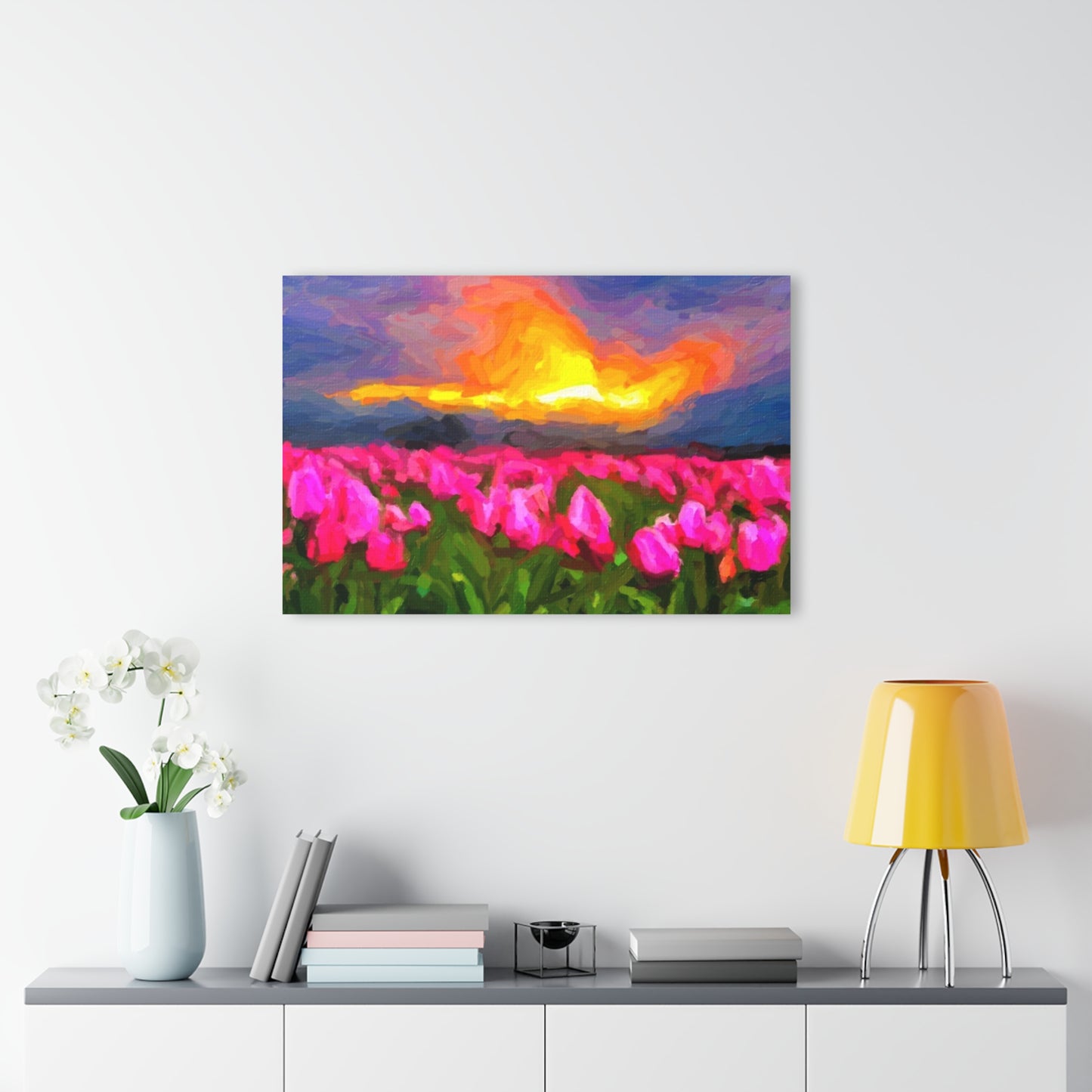Acrylic Prints (French Cleat Hanging) ... Skagit Valley Tulips ... Skagit Valley, Washington ... Family Archives ... Original Works ... Circa 1980's ...