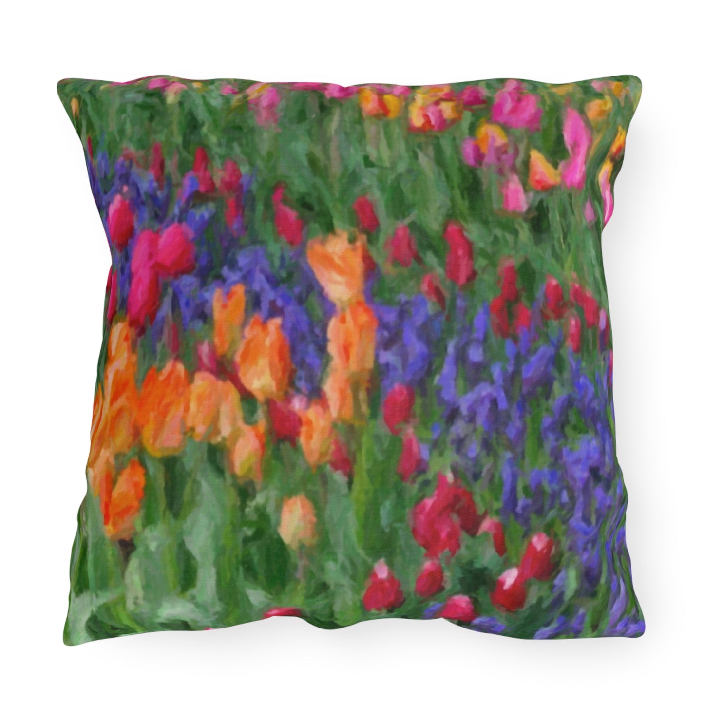 Outdoor Pillows ... Skagit Valley Tulips ... Skagit Valley, Washington ... Family Archives ... Original Works ... Circa 1980's ...