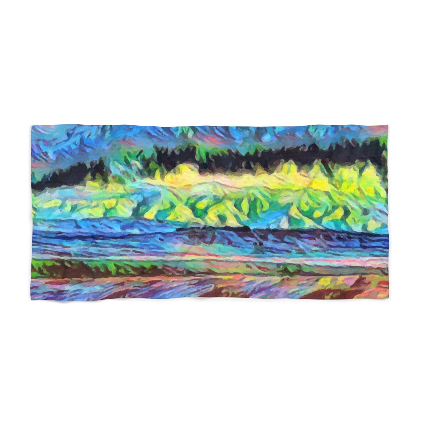 Beach Towel ... On-The-Prairie .. "The Storm Is Brewing" ... Central Idaho: November 2023 ... Original Works ...