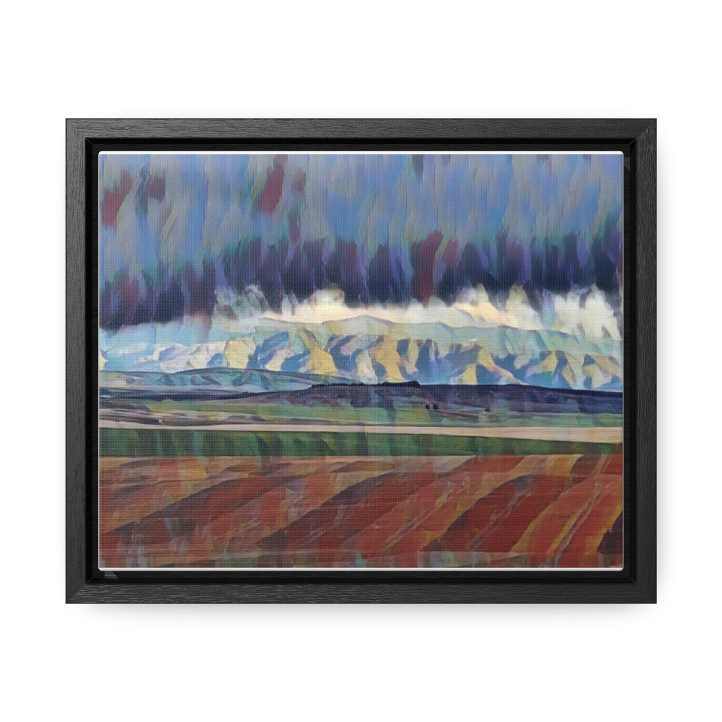 Gallery Canvas Wraps, Horizontal Frame ... On-The-Prairie .. "The Storm Is Brewing" ... Central Idaho: November 2023 ... Original Works ...