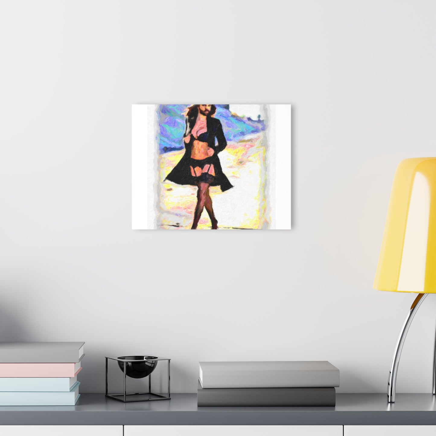Acrylic Prints (French Cleat Hanging) ... The Low Spark of High_HEELED_Boys ... 'Garterbelt & Bra Inclusive!' ... Original Works ...