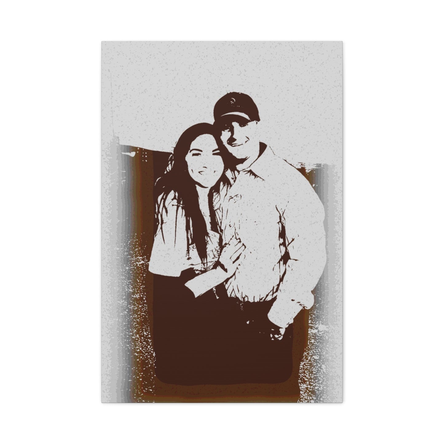 Matte Canvas, Stretched, 1.25" ... "The Best Of Friends" ... Original Works ... December 2023 ... Central Idaho, USA.