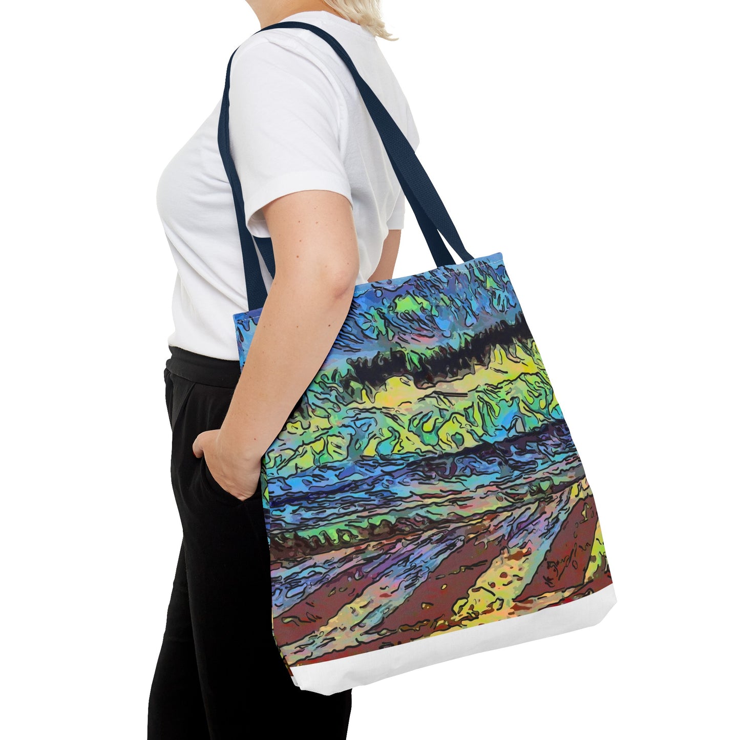 Tote Bag (AOP) ... On-The-Prairie .. "The Storm Is Brewing" ... Central Idaho: November 2023 ... Original Works ...