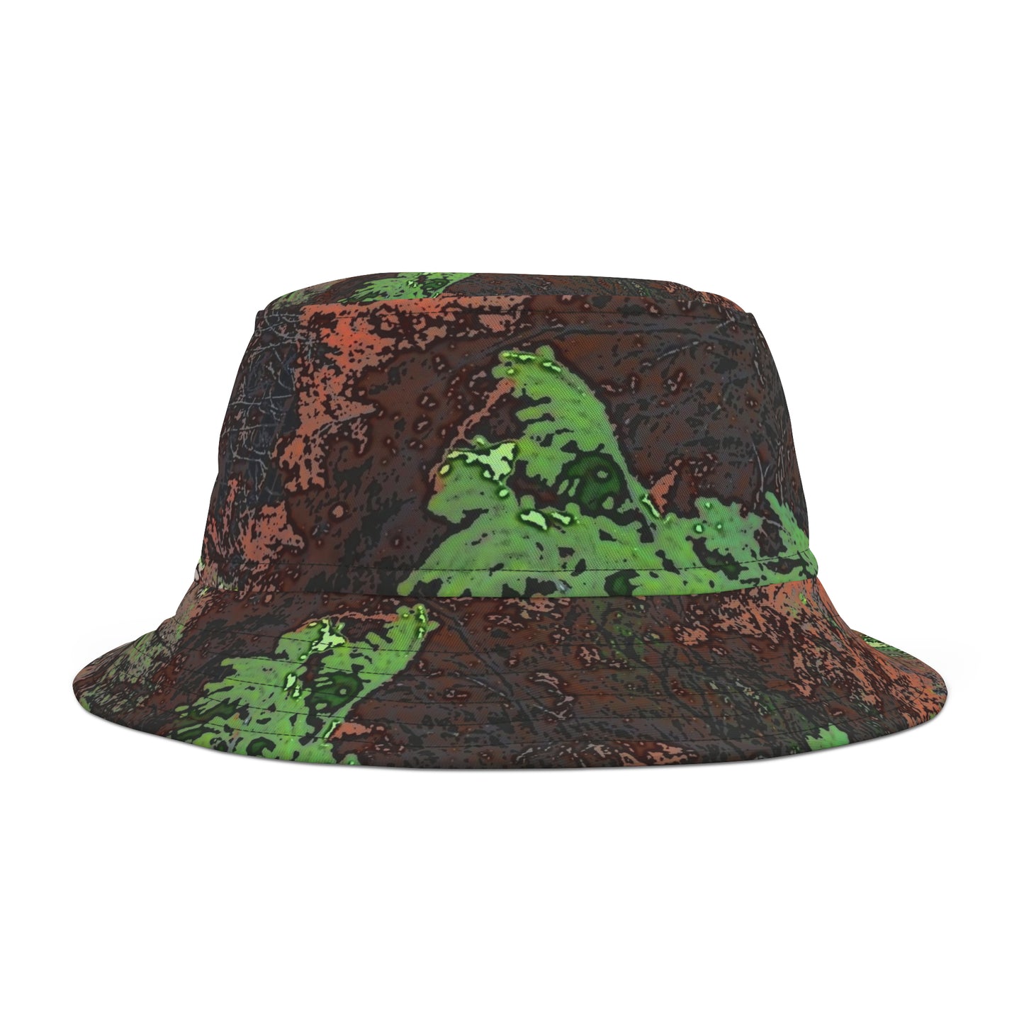 Bucket Hat (AOP) ... Walk The City Streets ... Stroll On A Beach ... "Jouney The Wonders Of A Forest" ... Original Works ...