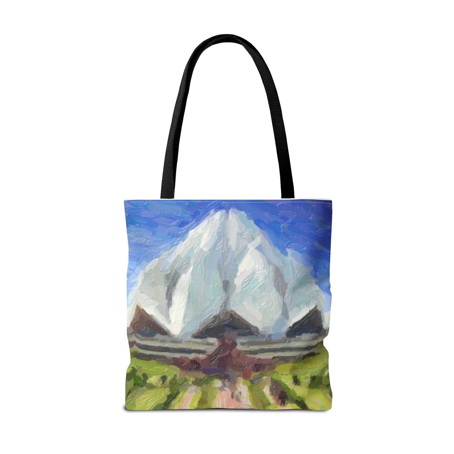 Tote Bag (AOP) ... Bahai'i-House-Of-Worship ... "New Delhi's World-Famous Lotus Temple" ... Original Works ... Delhi, India: Circa 2003-2007 ...