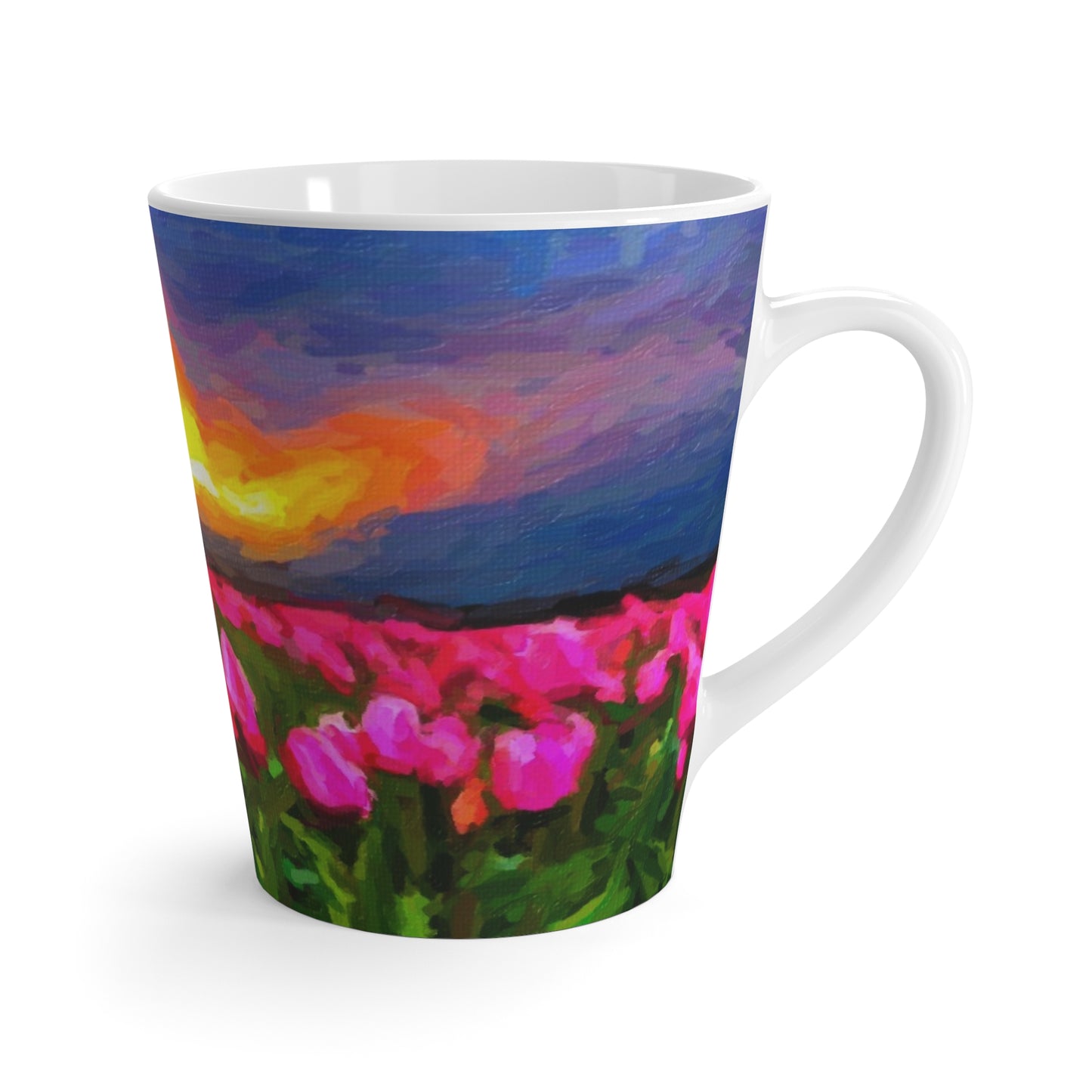 Latte Mug ... Skagit Valley Tulips ... Skagit Valley, Washington ... Family Archives ... Original Works ... Circa 1980's ...