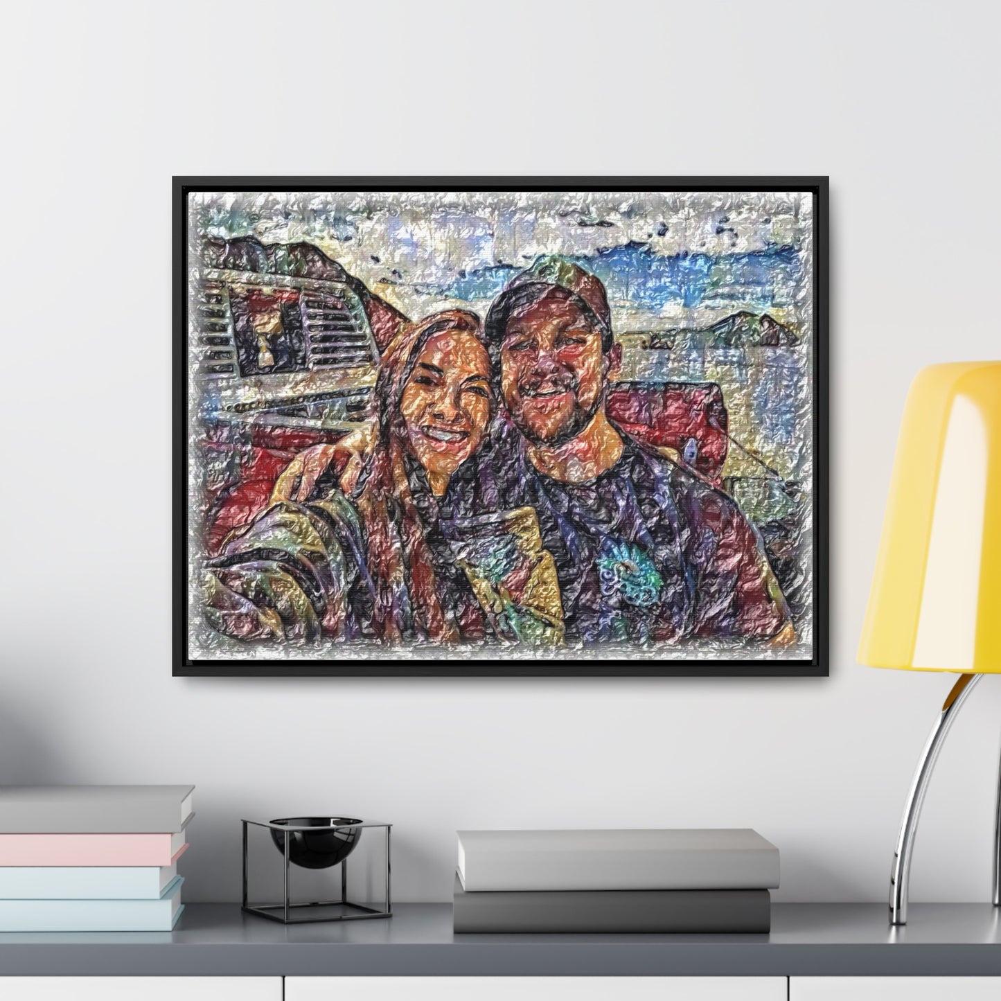 Gallery Canvas Wraps, Horizontal Frame ... "The Best Of Friends" ... Original Works ... December 2023 ... Central Idaho, USA.