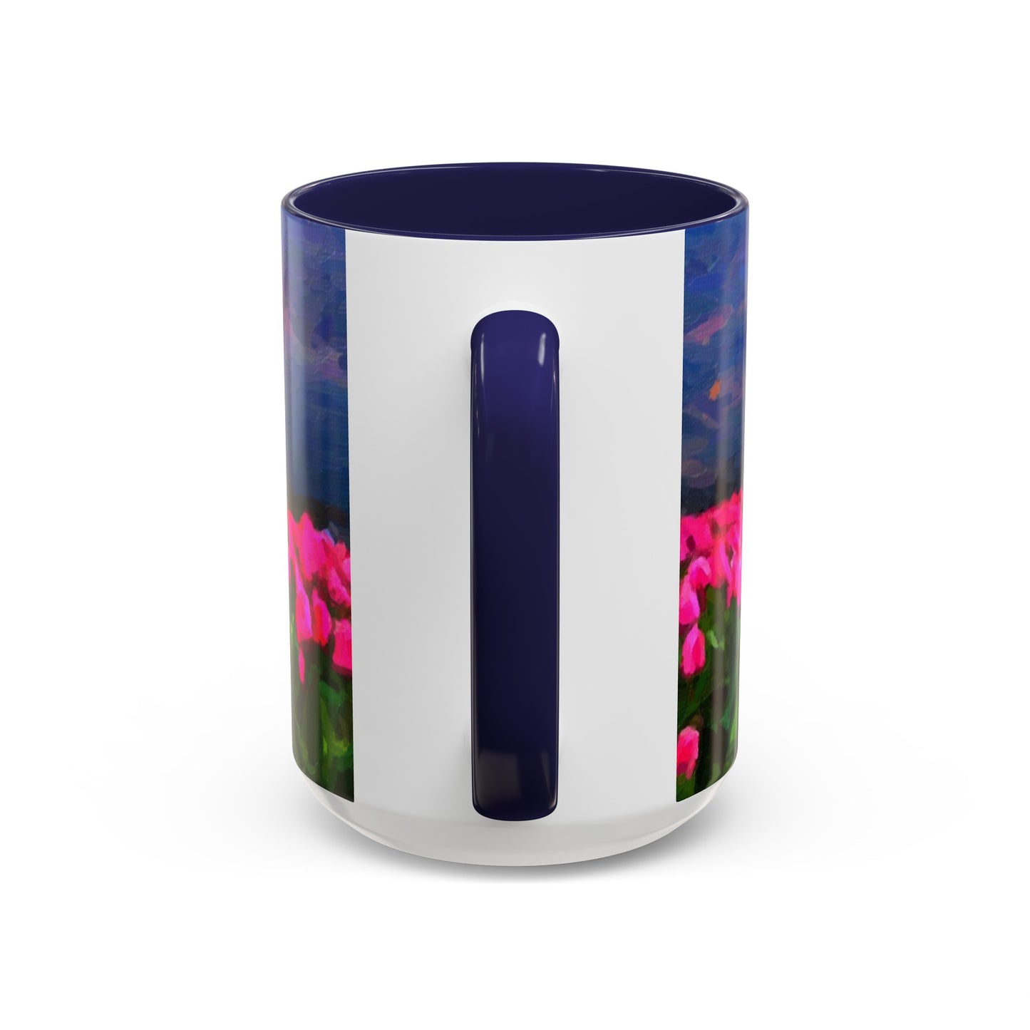 Accent Coffee Mug (11, 15oz) ... Skagit Valley Tulips ... Skagit Valley, Washington ... Family Archives ... Original Works ... Circa 1980's ...