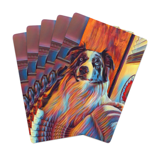 Custom Poker Cards ... Ozzy-Hippensteel ... "Don't Cry Now ... Dry-Your-Eyes ... On-The-Wind". Original Works. May 2023.