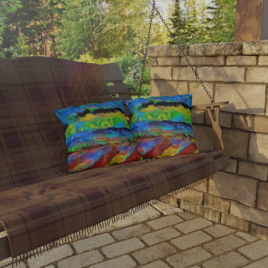 Outdoor Pillows ... On-The-Prairie .. "The Storm Is Brewing" ... Central Idaho: November 2023 ... Original Works  ...