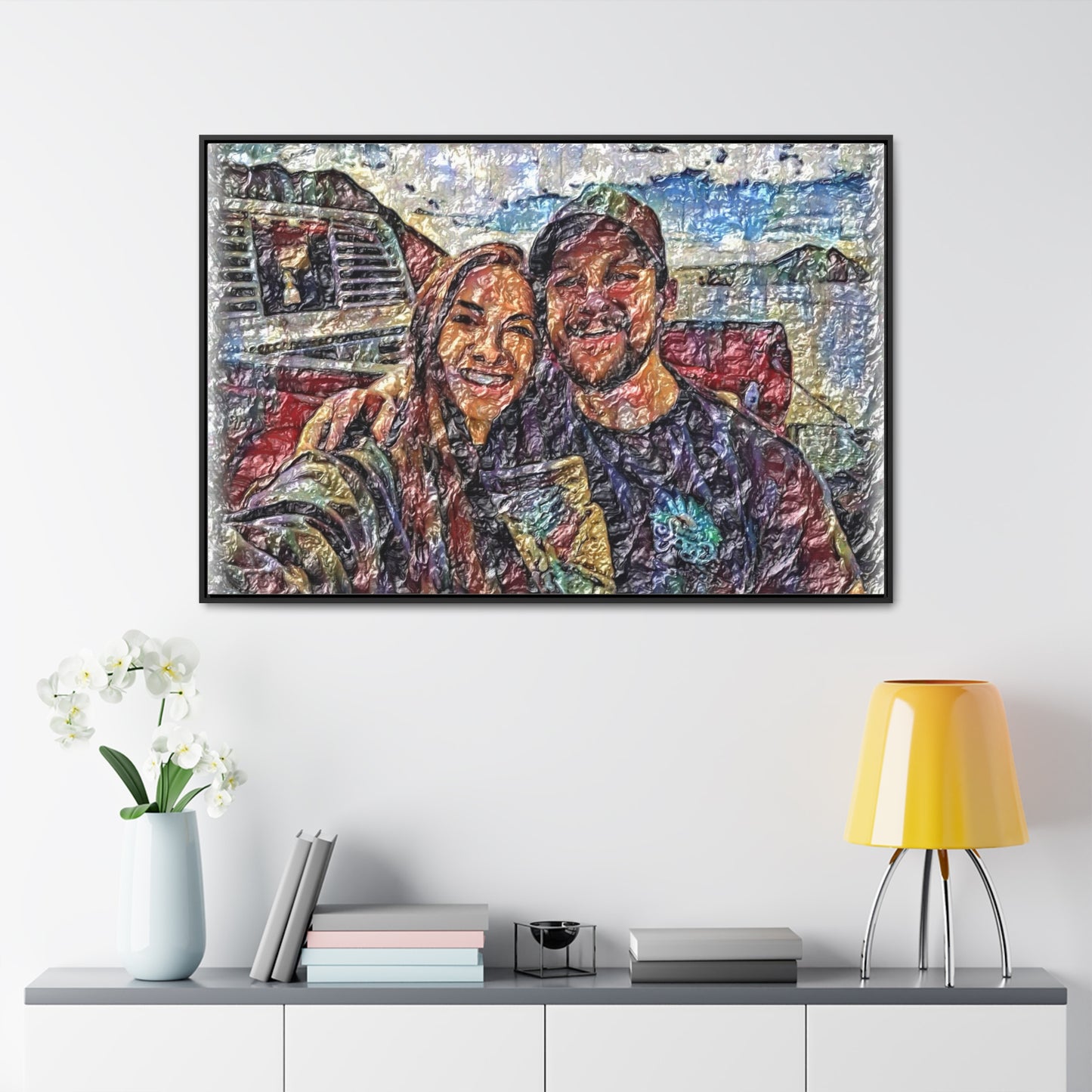 Gallery Canvas Wraps, Horizontal Frame ... "The Best Of Friends" ... Original Works ... December 2023 ... Central Idaho, USA.