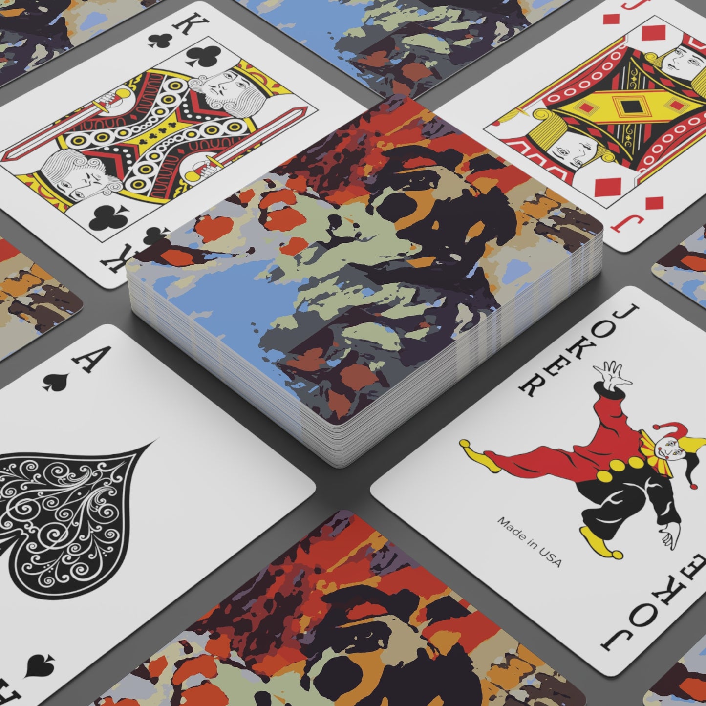 Custom Poker Cards ... Ozzy-Hippensteel ... "Don't Cry Now ... Dry-Your-Eyes ... On-The-Wind". Original Works. May 2023.
