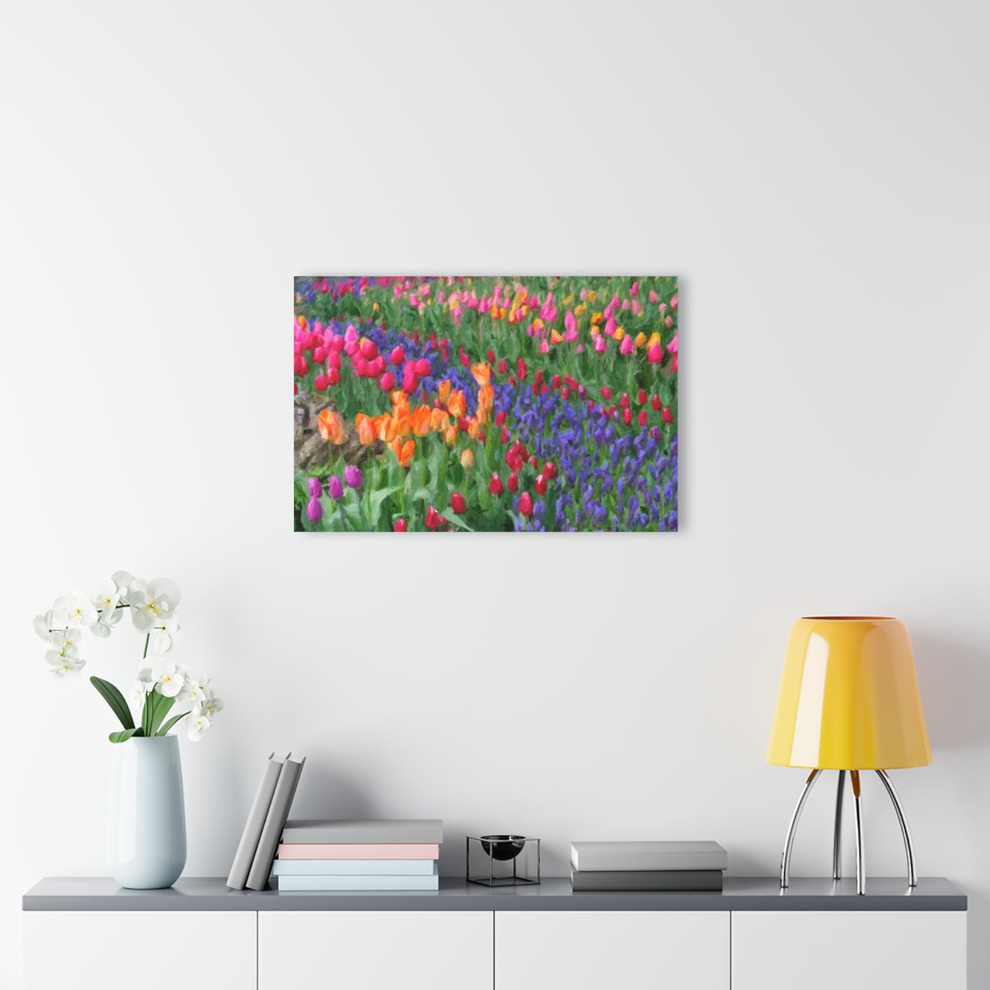 Acrylic Prints (French Cleat Hanging) ... Skagit Valley Tulips ... Skagit Valley, Washington ... Family Archives ... Original Works ... Circa 1980's ...