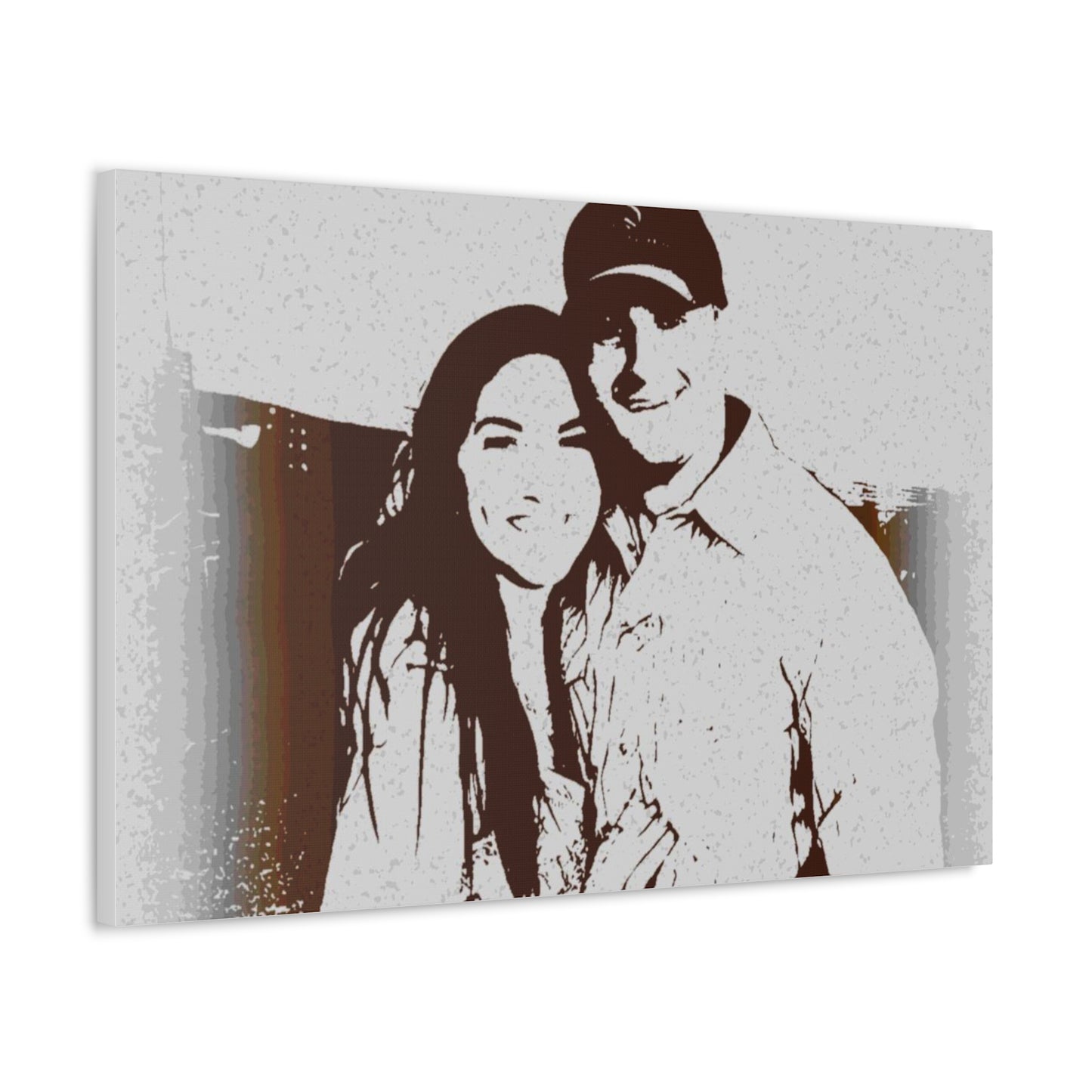 Satin Canvas, Stretched ... "The Best Of Friends" ... Original Works ... December 2023 ... Central Idaho, USA.